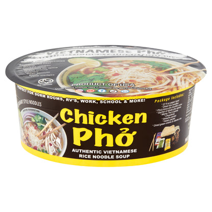 SHARK TANK BUNDLE COMBO PACK - LIMITED TIME Instant Pho Vietnamese Rice Noodle Soup, 8 pack (4 Beef / 4 Chicken)